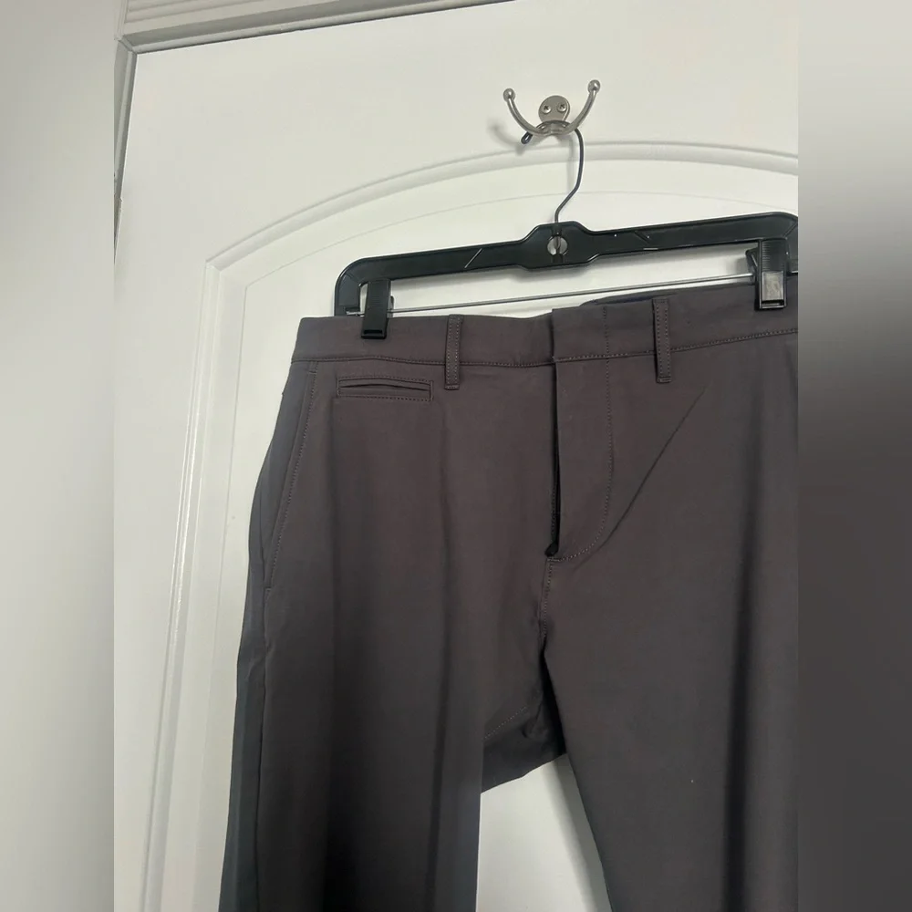 J.Crew 484 Slim Fit Tech Oxford Pants Men‎ 34 x 34 Gray NWT BX185